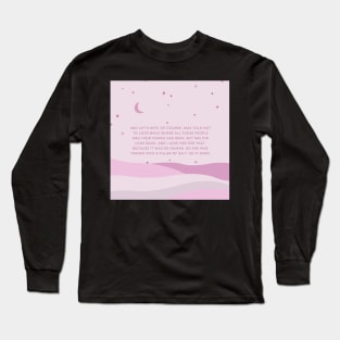 I love her for that, because it was so human. kurt vonnegut Long Sleeve T-Shirt